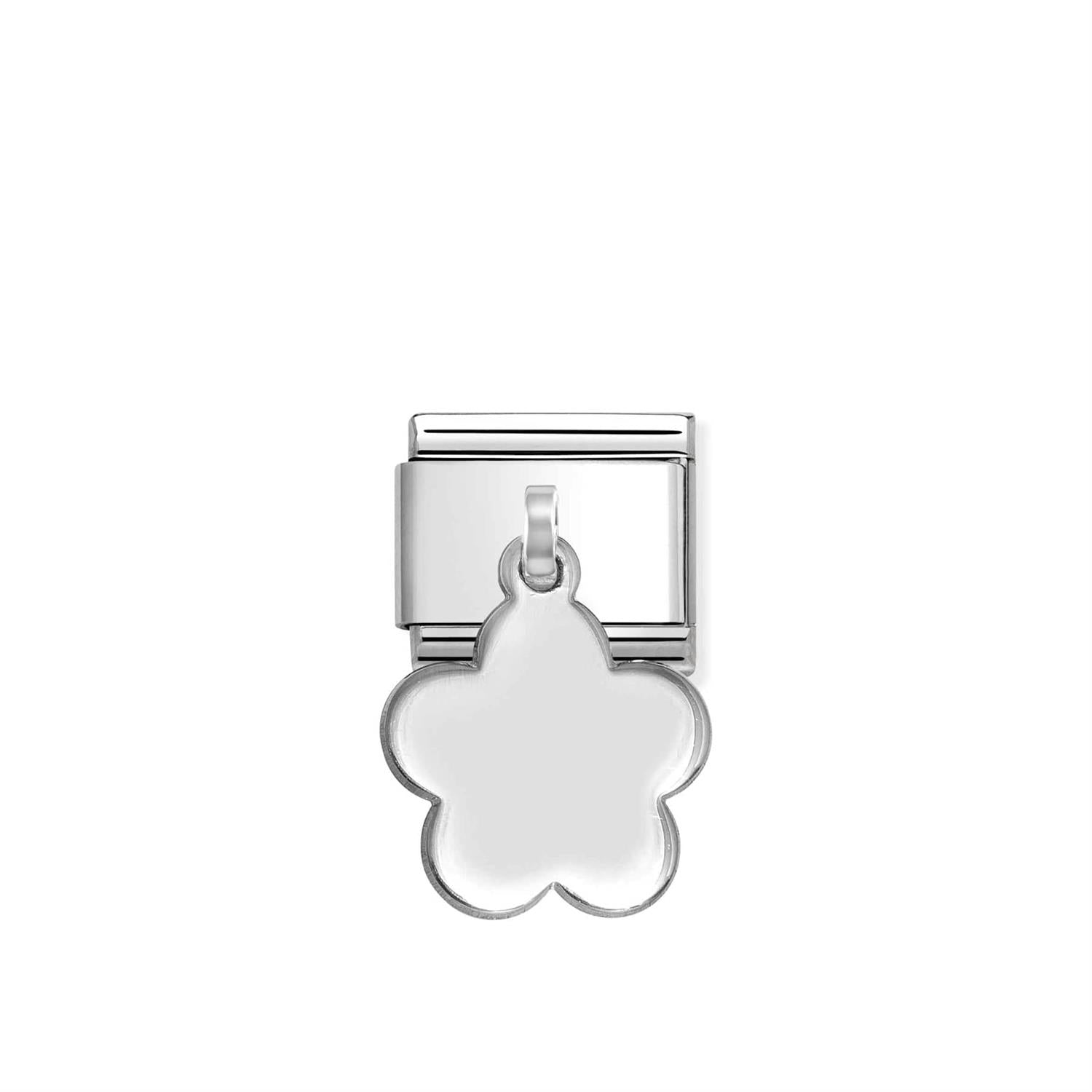 Flower Pendant - Silver
