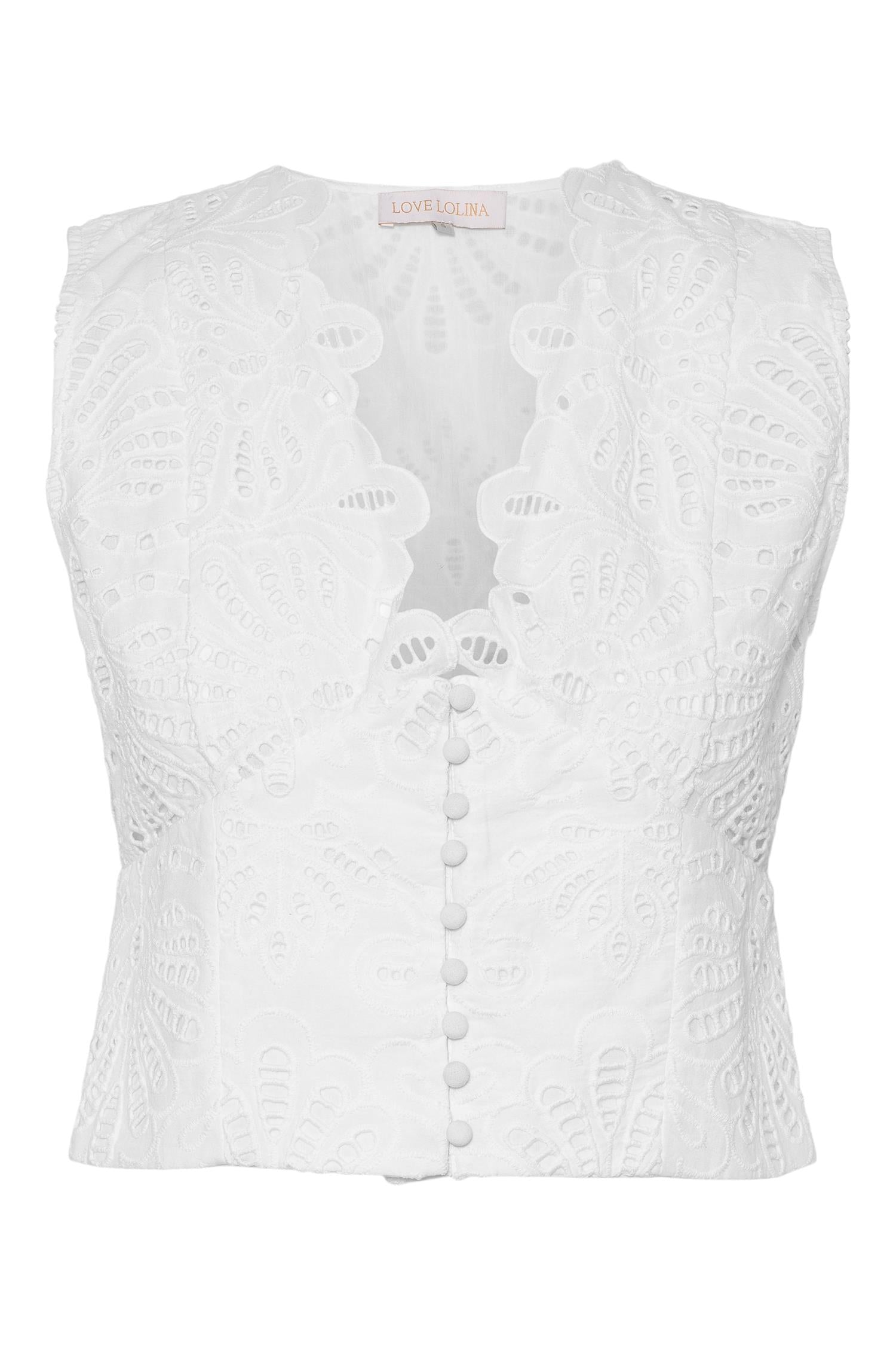 Vanina Top White - White