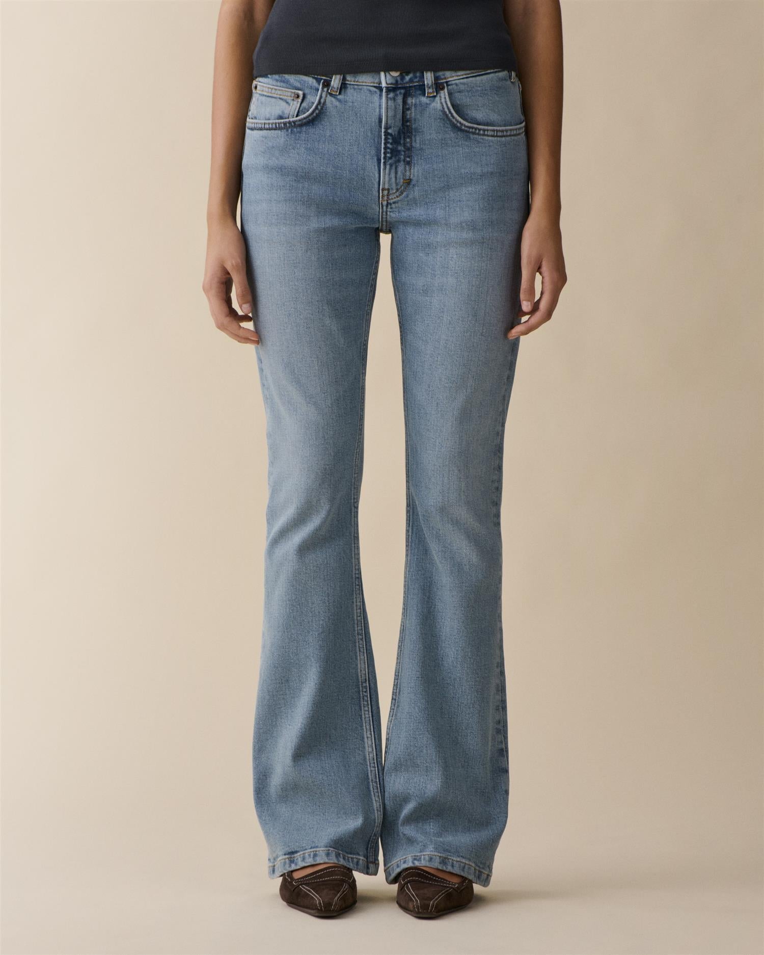 Moda Azurro Vintage Jeans - Sky Blue