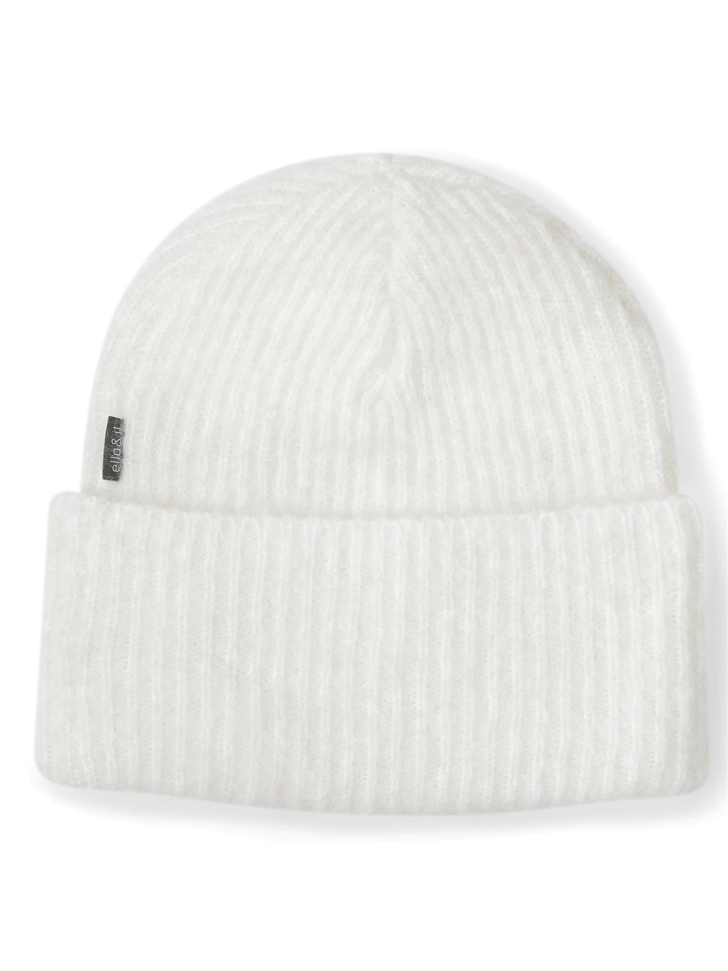 Silje Chunky Hat Bright White - White