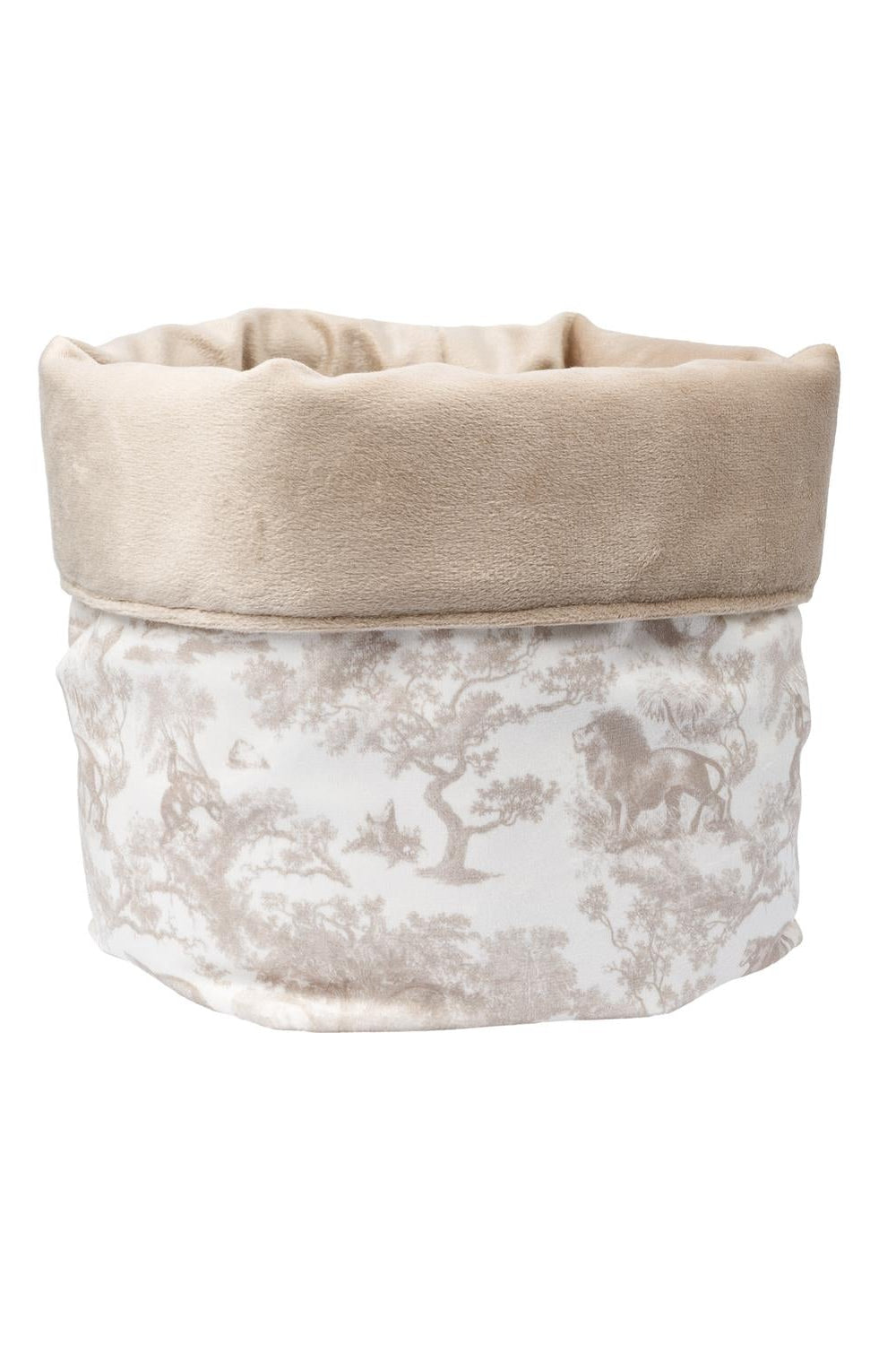 Beauty Basket Sand Savannah Pattern - Beige