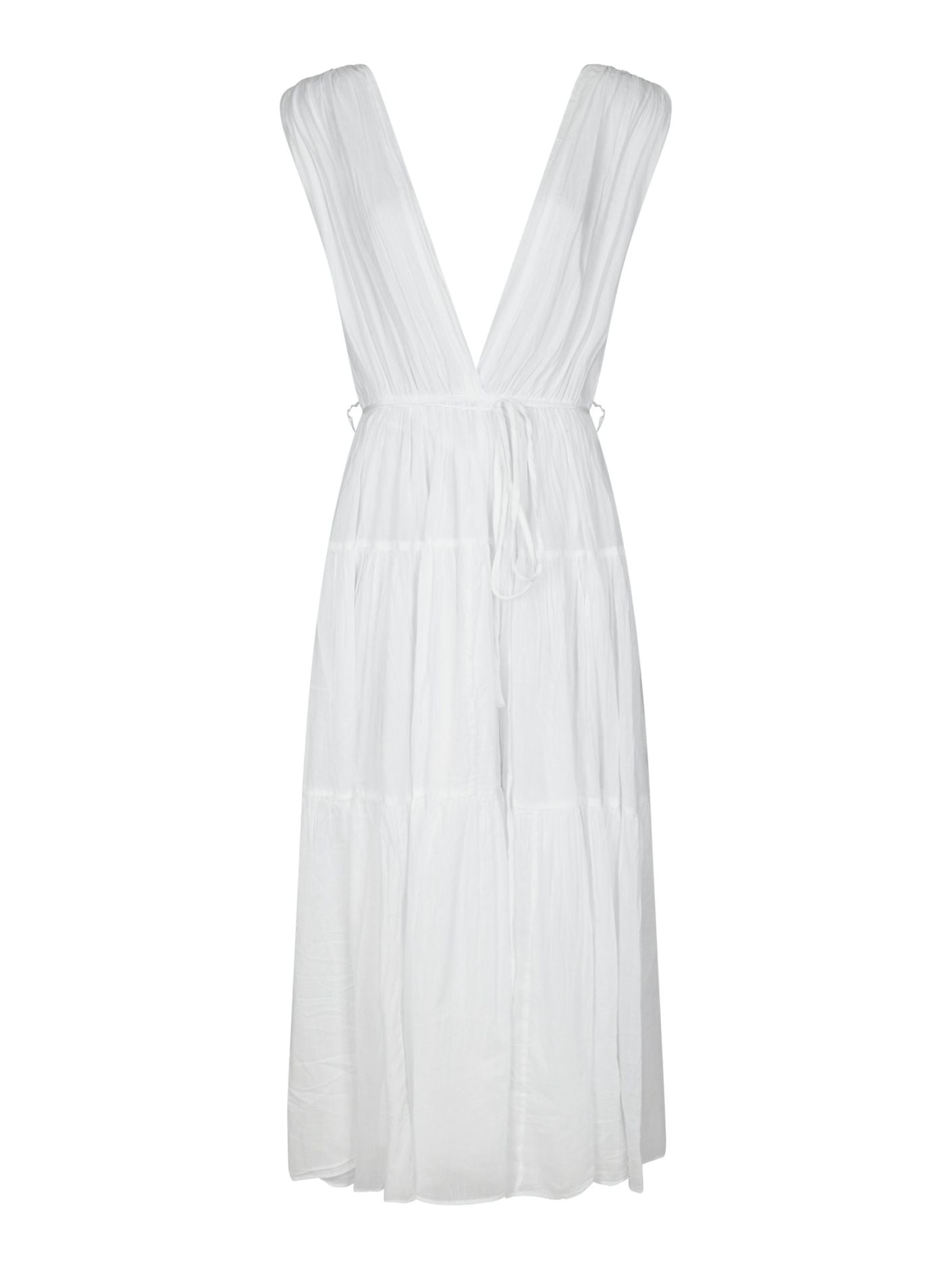 Misha S Voile Dress White - White