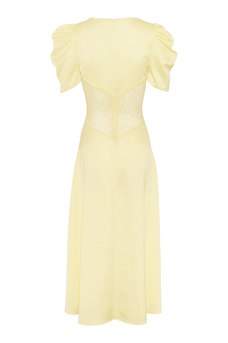 Francis Midi Dress Lemonade - Yellow