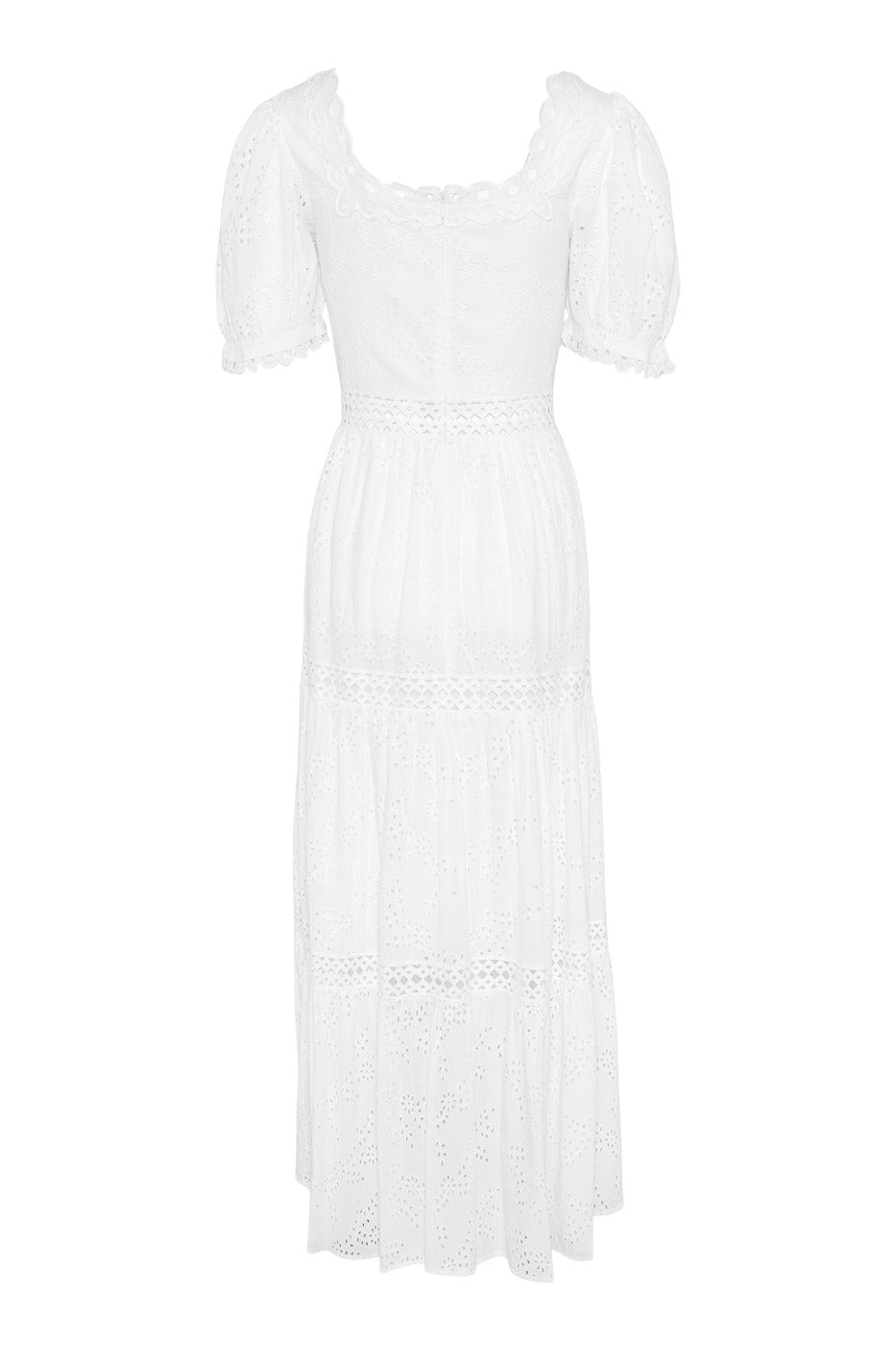 Nixie Maxi Dress White - White