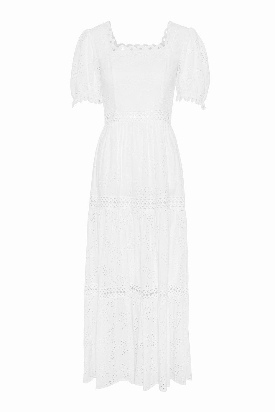 Nixie Maxi Dress White - White