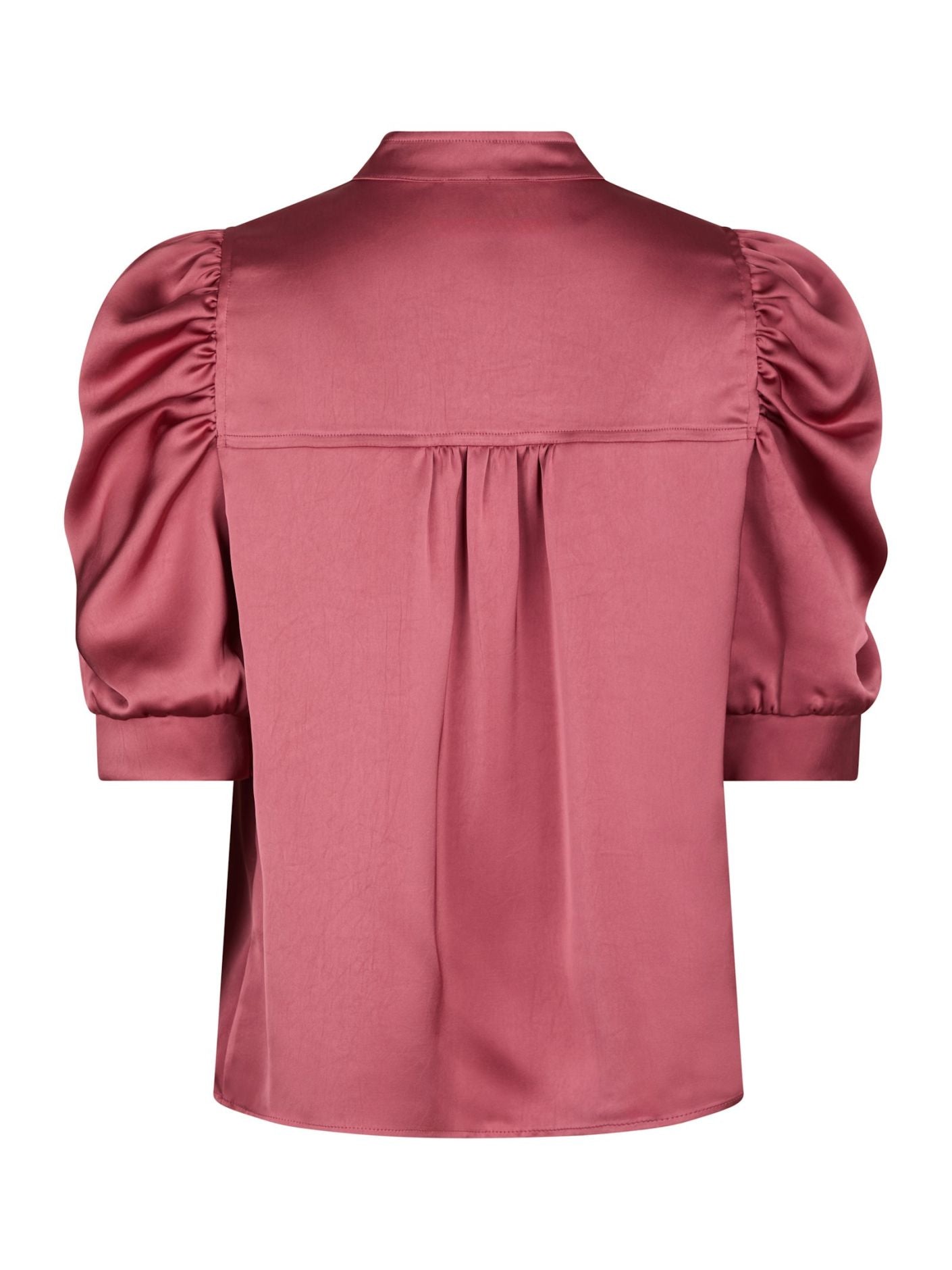 Roella Heavy Sateen Blouse Cherry Pink - Pink