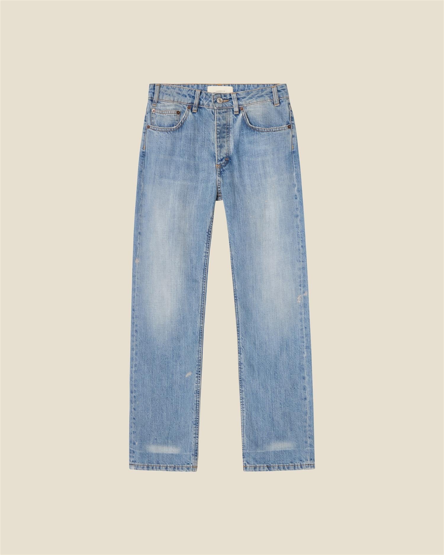 Sisli Cropped Light Blue Righe - Denim