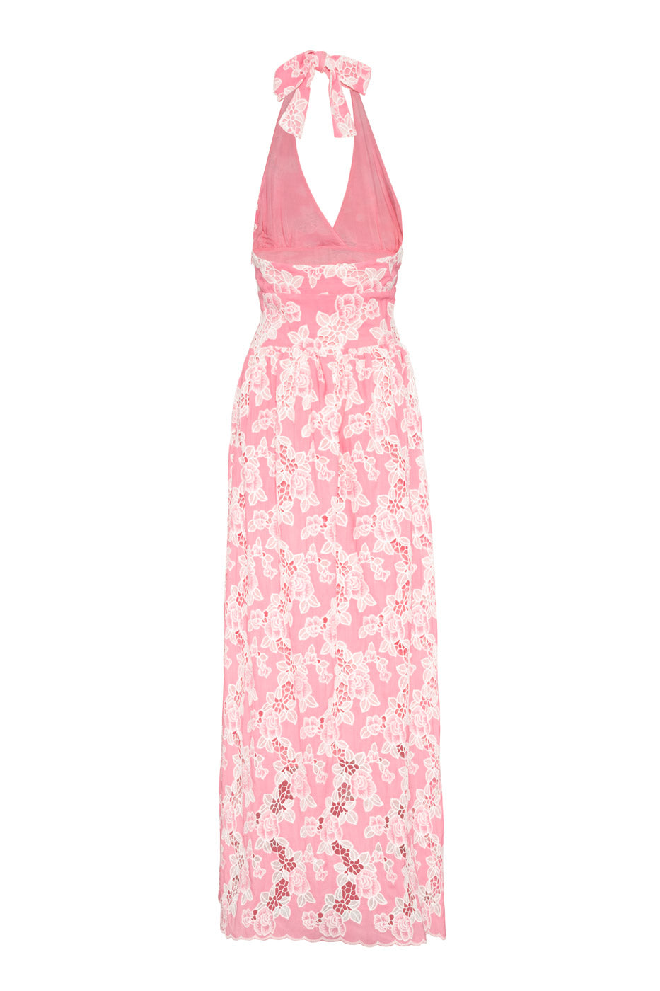 Evelyn Maxi Dress Blush Floral - Pink
