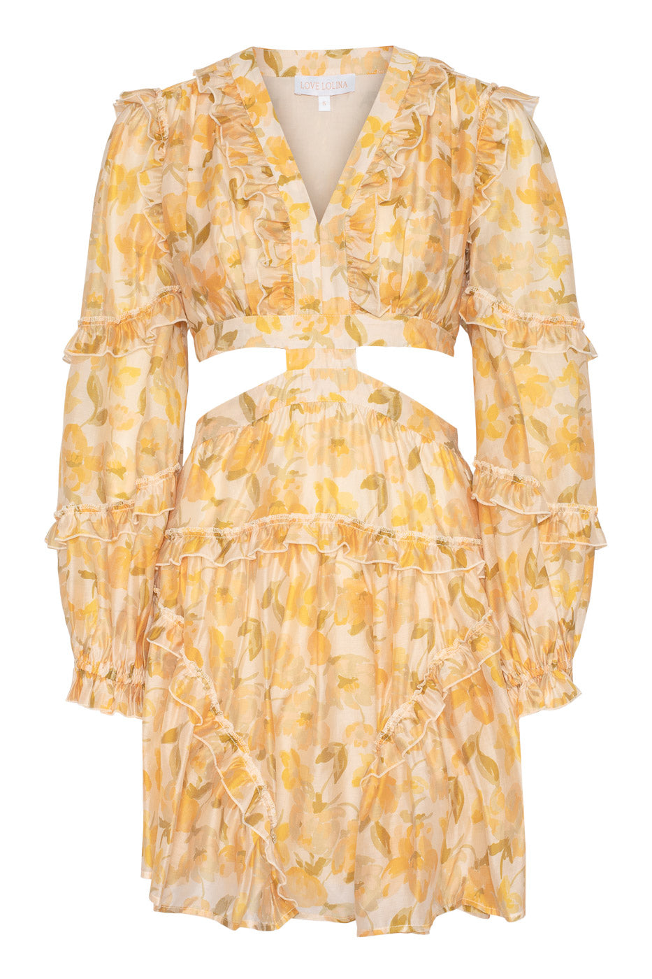 Kelly Mini Dress Sunlit - Yellow