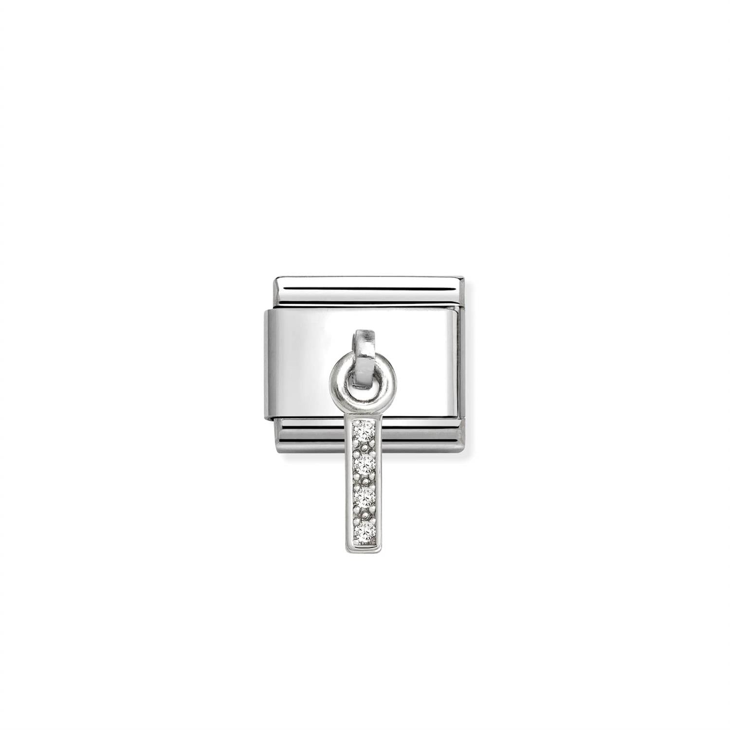 Charm Letter I - Silver