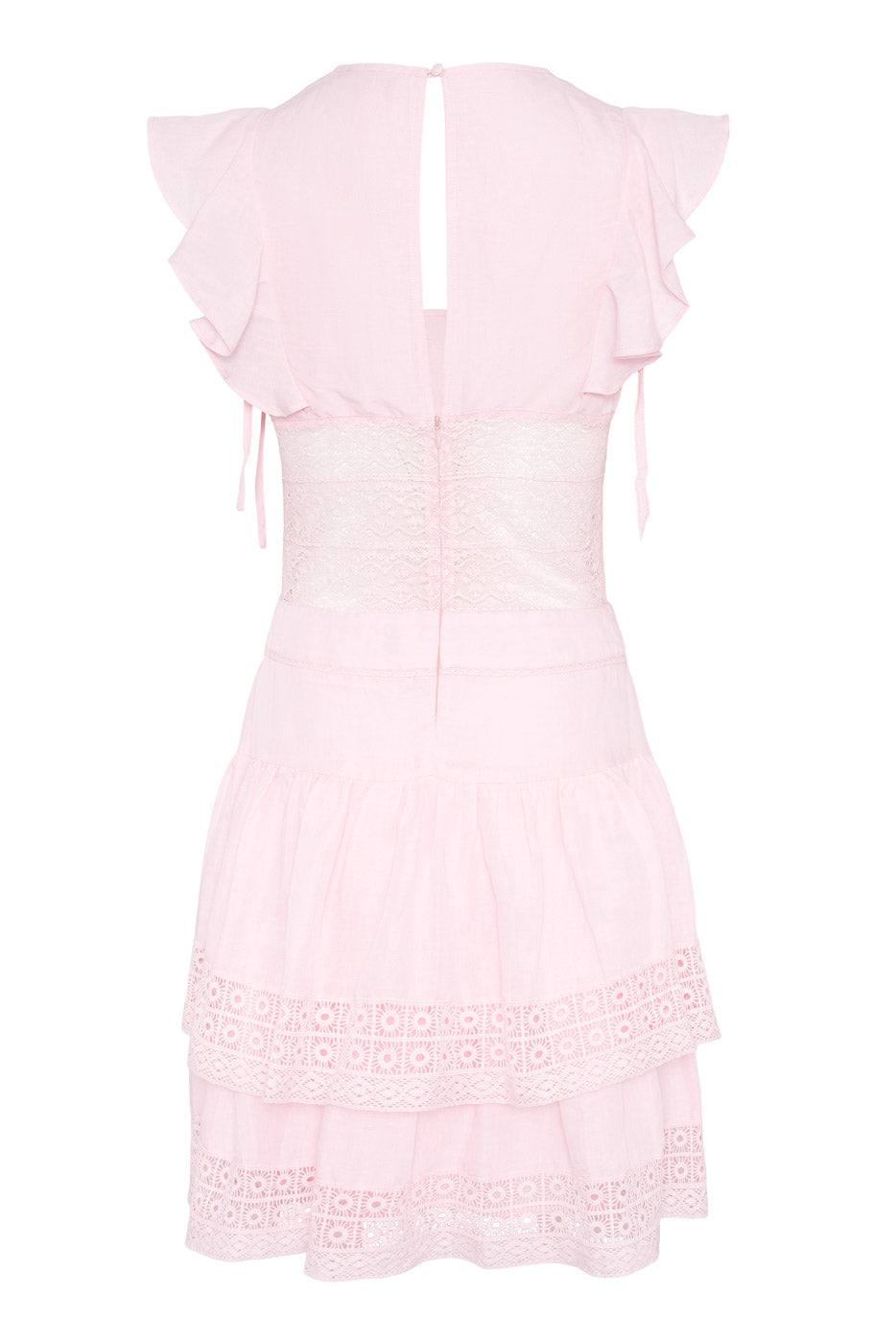 Maya Mini Dress Light Pink - Pink