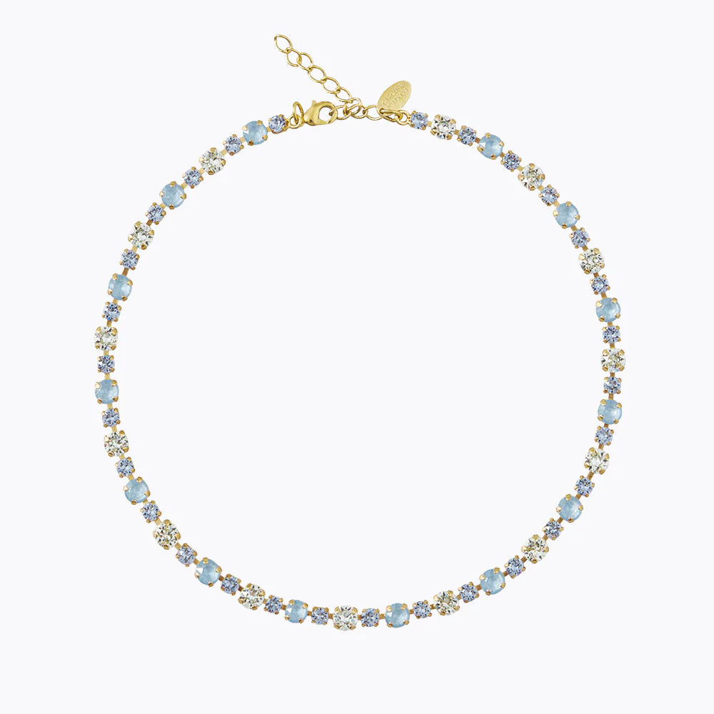 Calanthe Necklace Sky Combo Gold - Gold