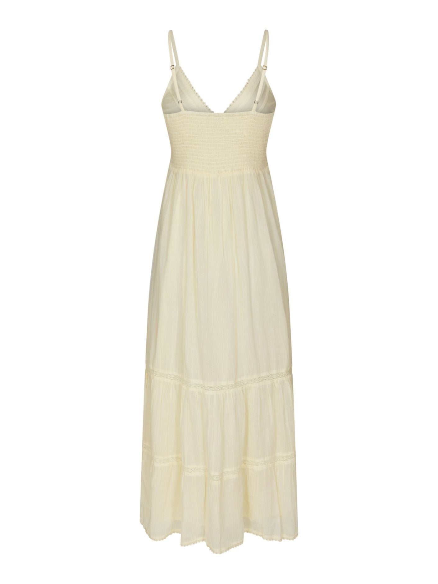 Elorie S Voile Dress Butter Yellow - Yellow