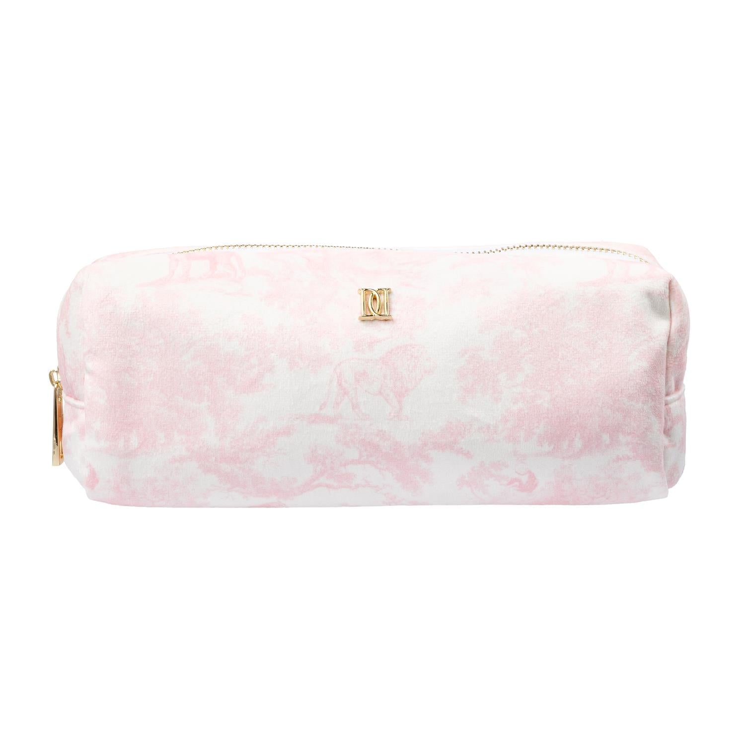 Velvet Tool Pouch Cotton Candy Savannah Pattern - Pink