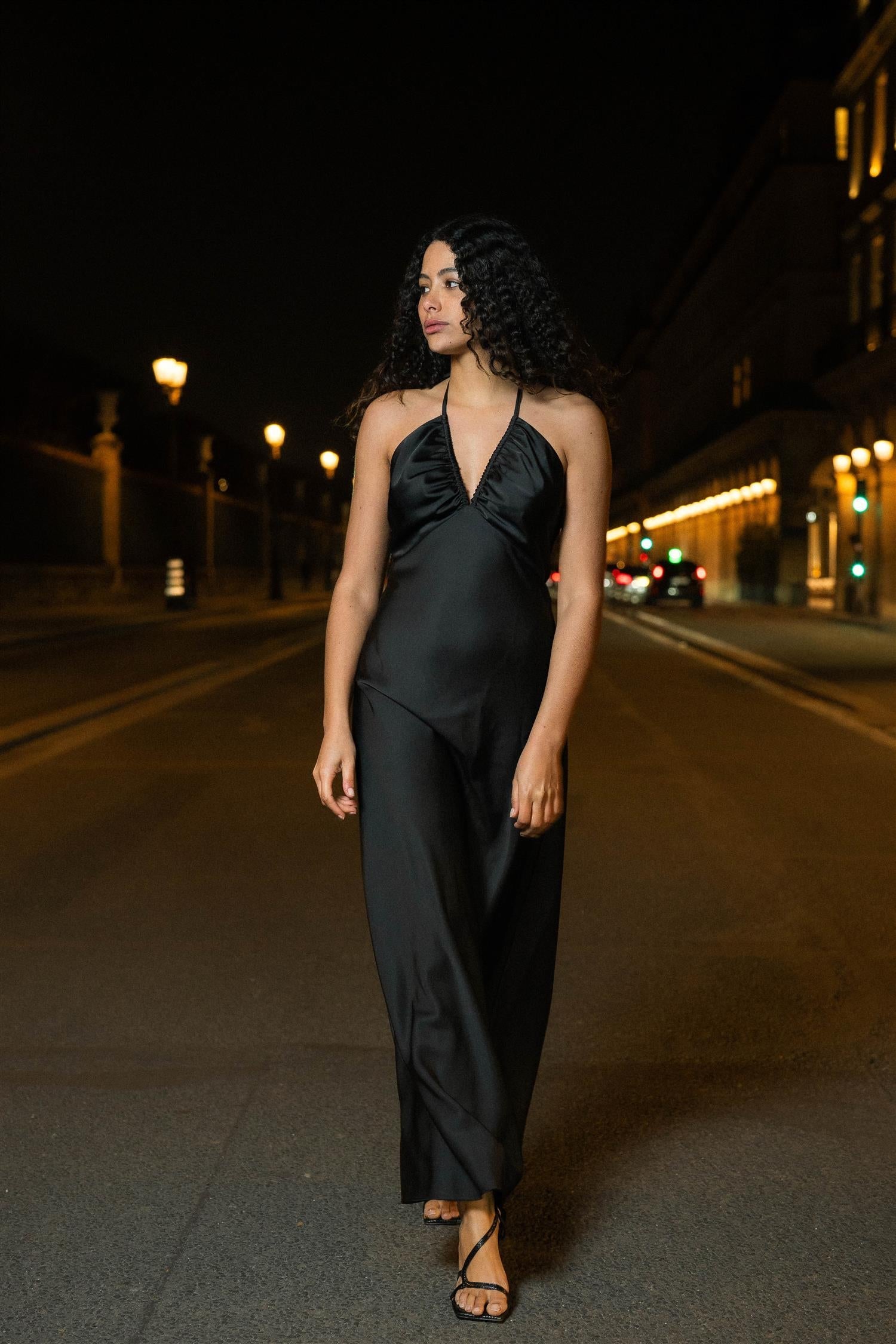 Alexis Maxi Dress Black - Black