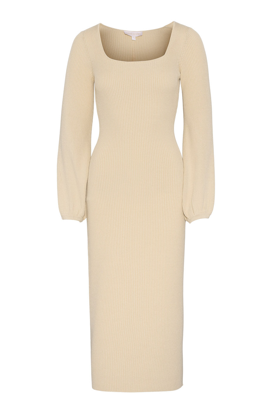 Anastasia Midi Dress Cream - Cream