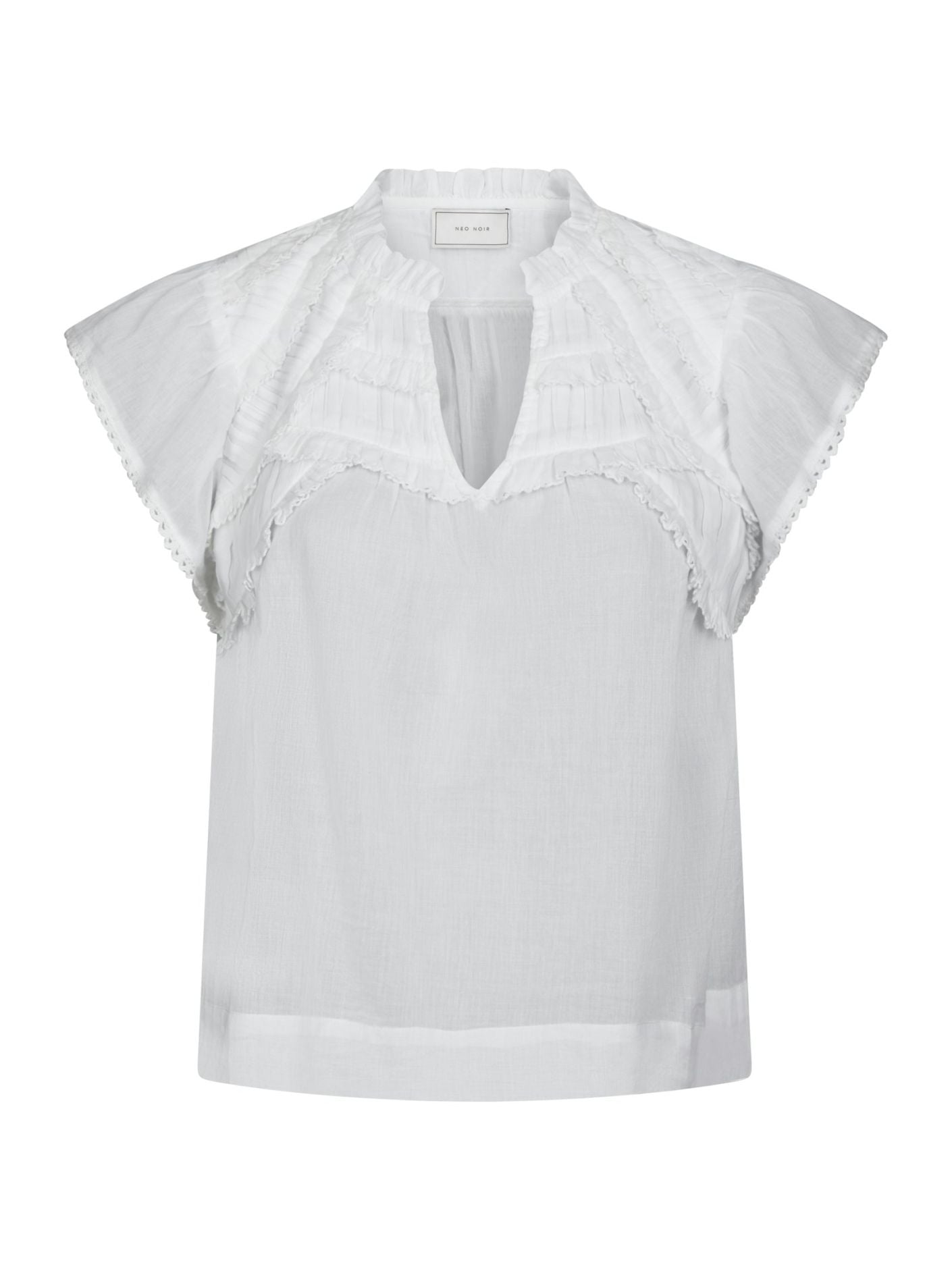 Fayler S Voile Top White - White