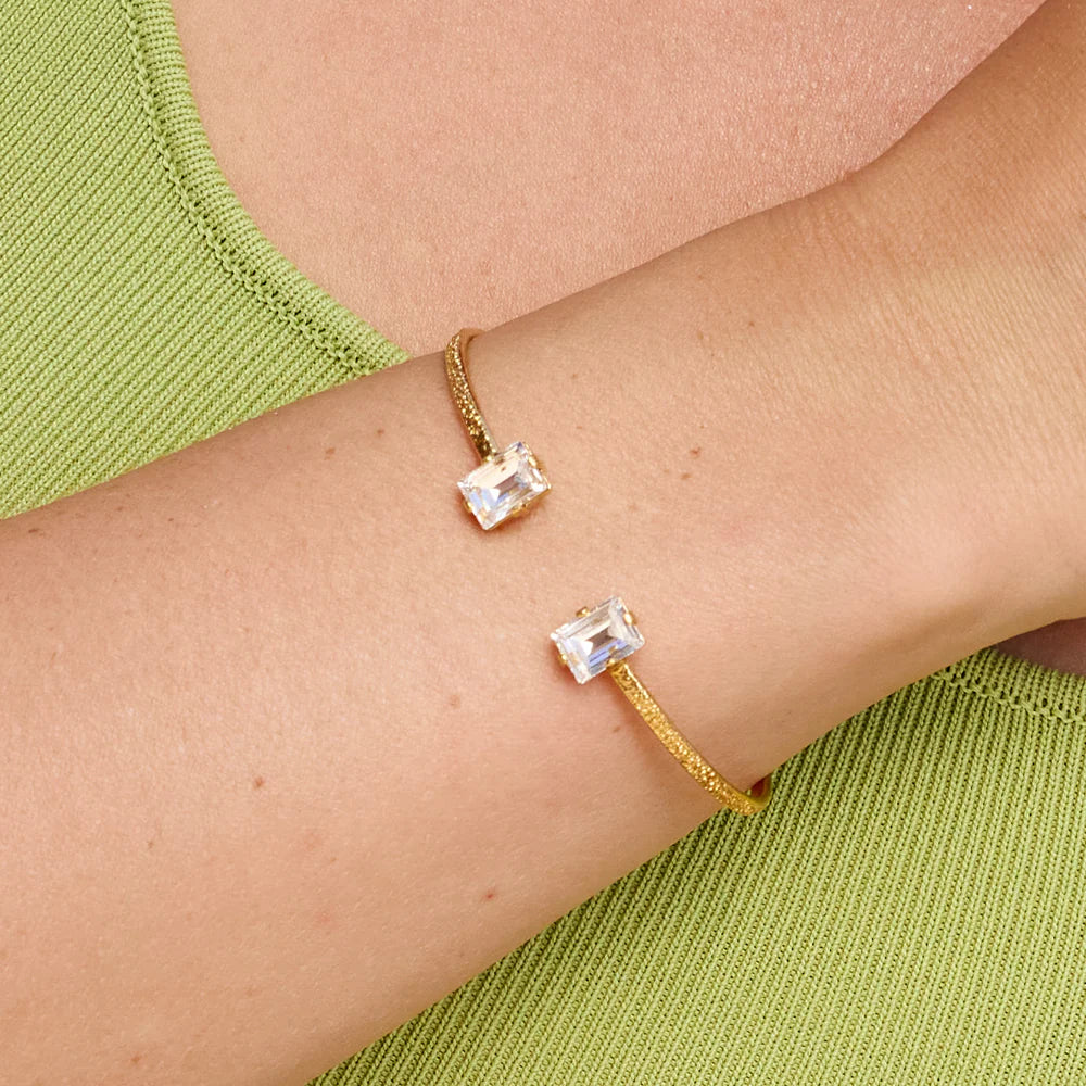 Diora Stud Bracelet Gold Crystal - Gold