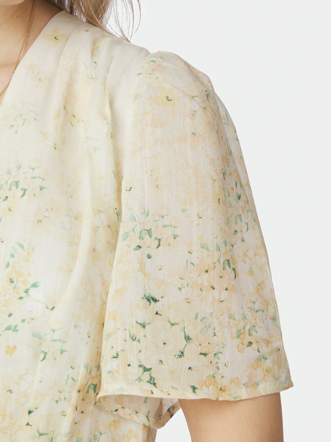 Serna Gardenia Dress Light Yellow - Yellow