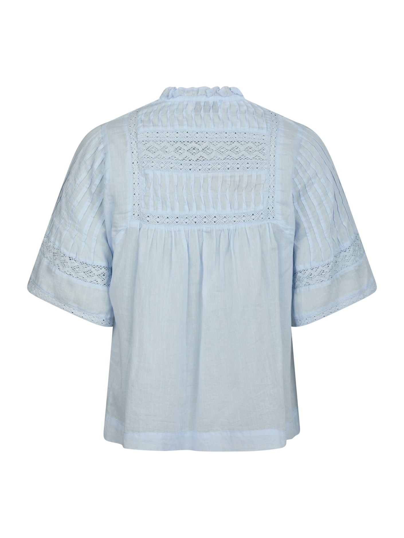 Siama S Voile Blouse Light Blue - Sky Blue