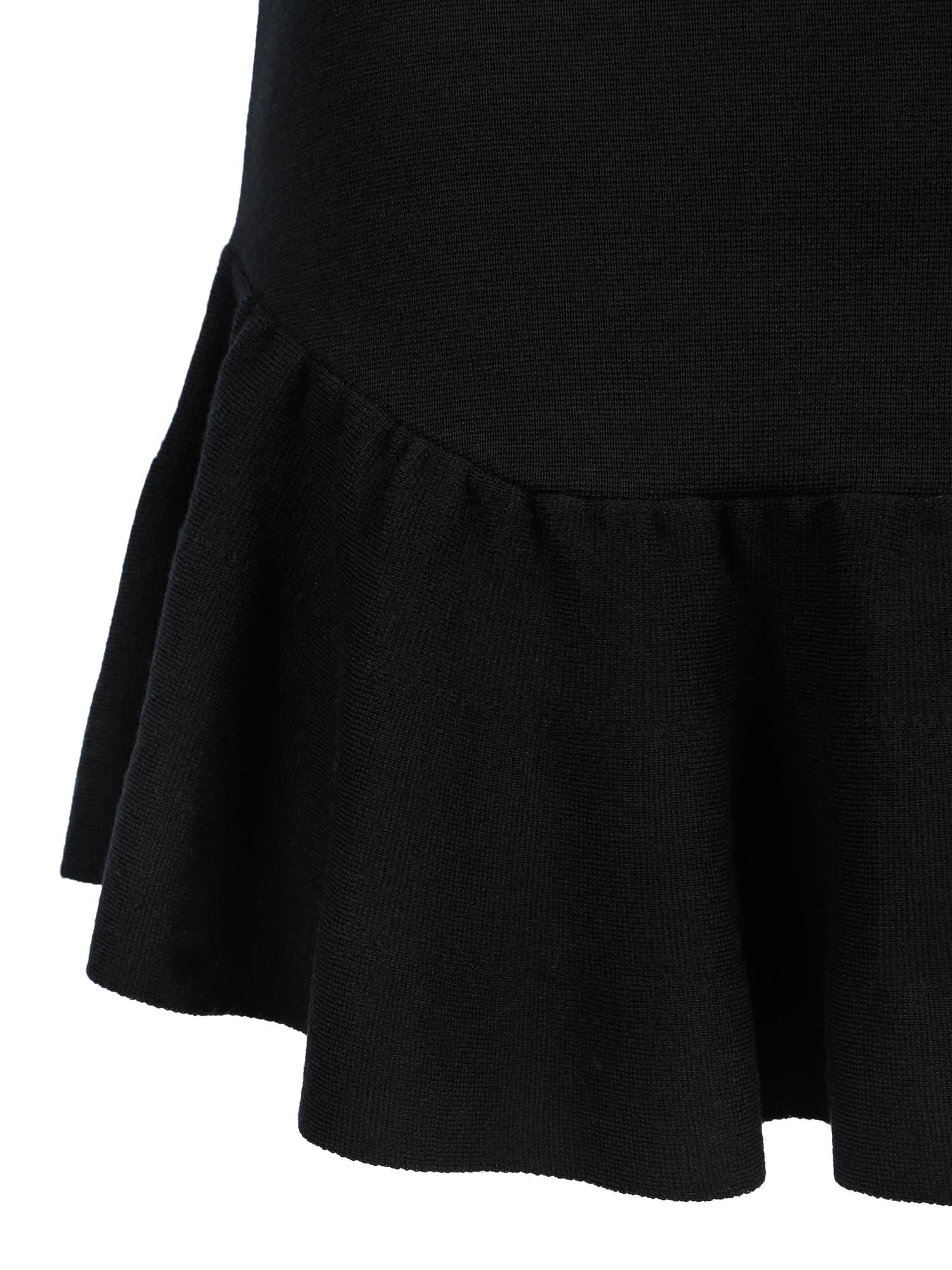 Karen Merino Skirt Black - Black