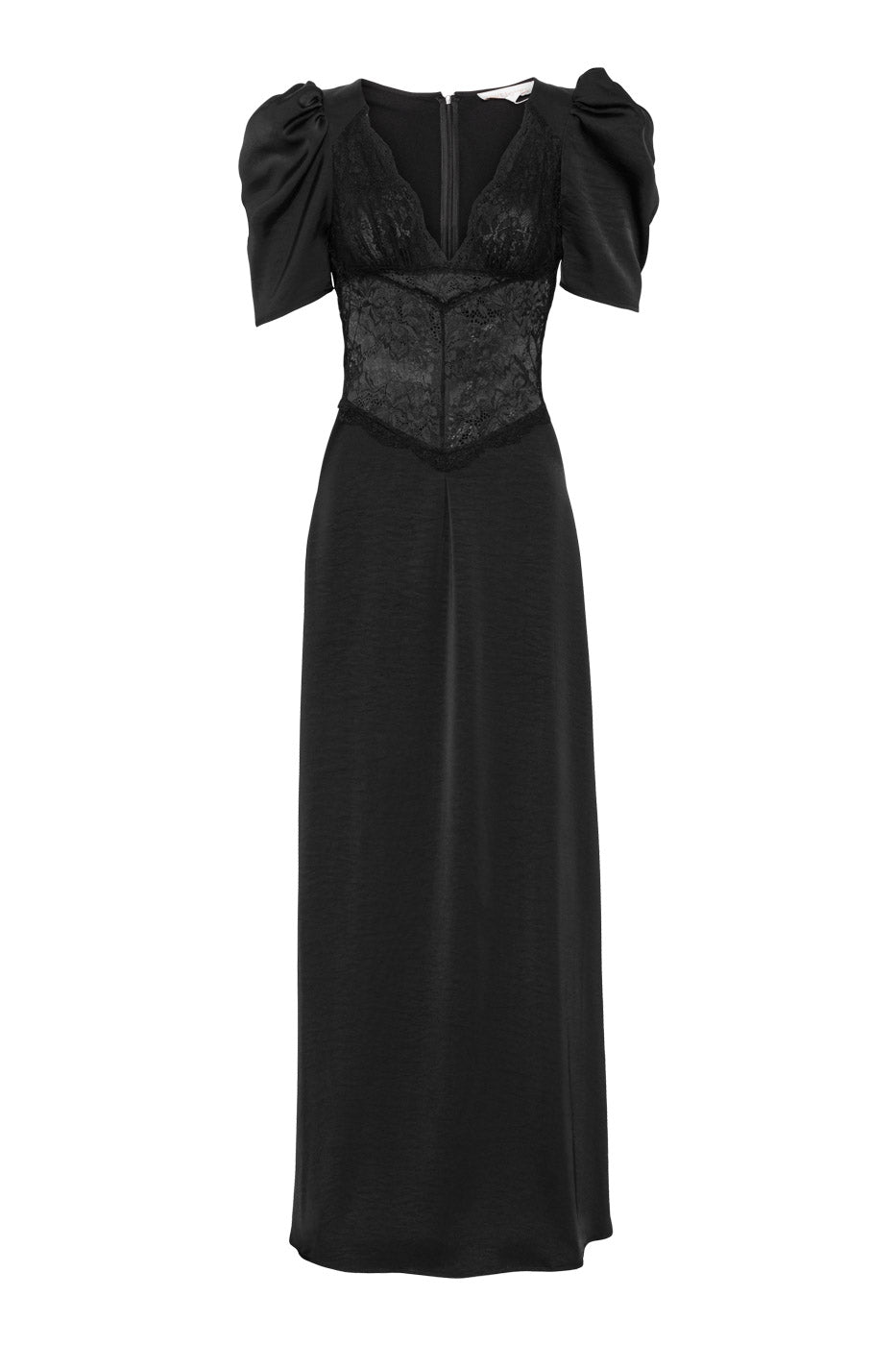 Francis Lace Maxi Dress Black - Black
