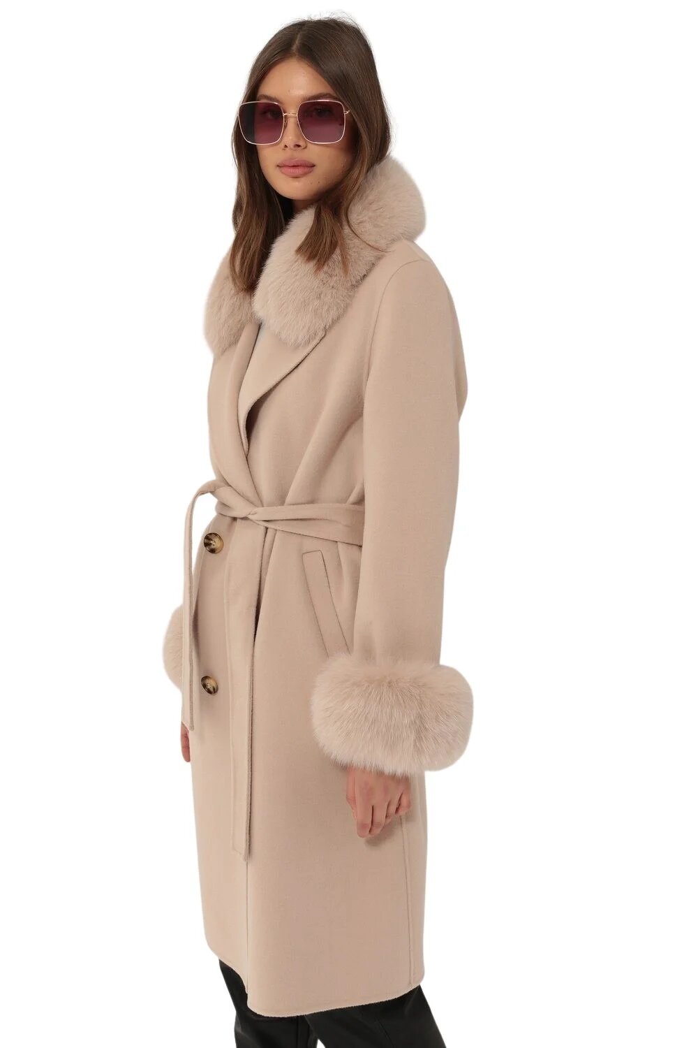 Marta Coat Beige - Beige