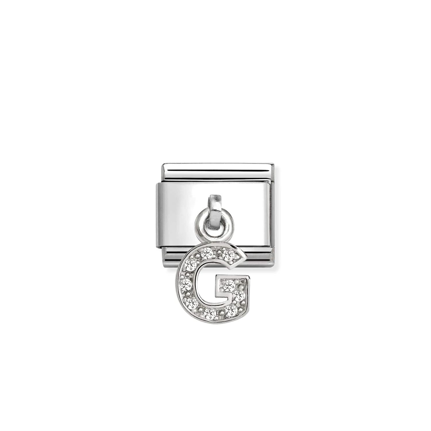Charm Letter G - Silver