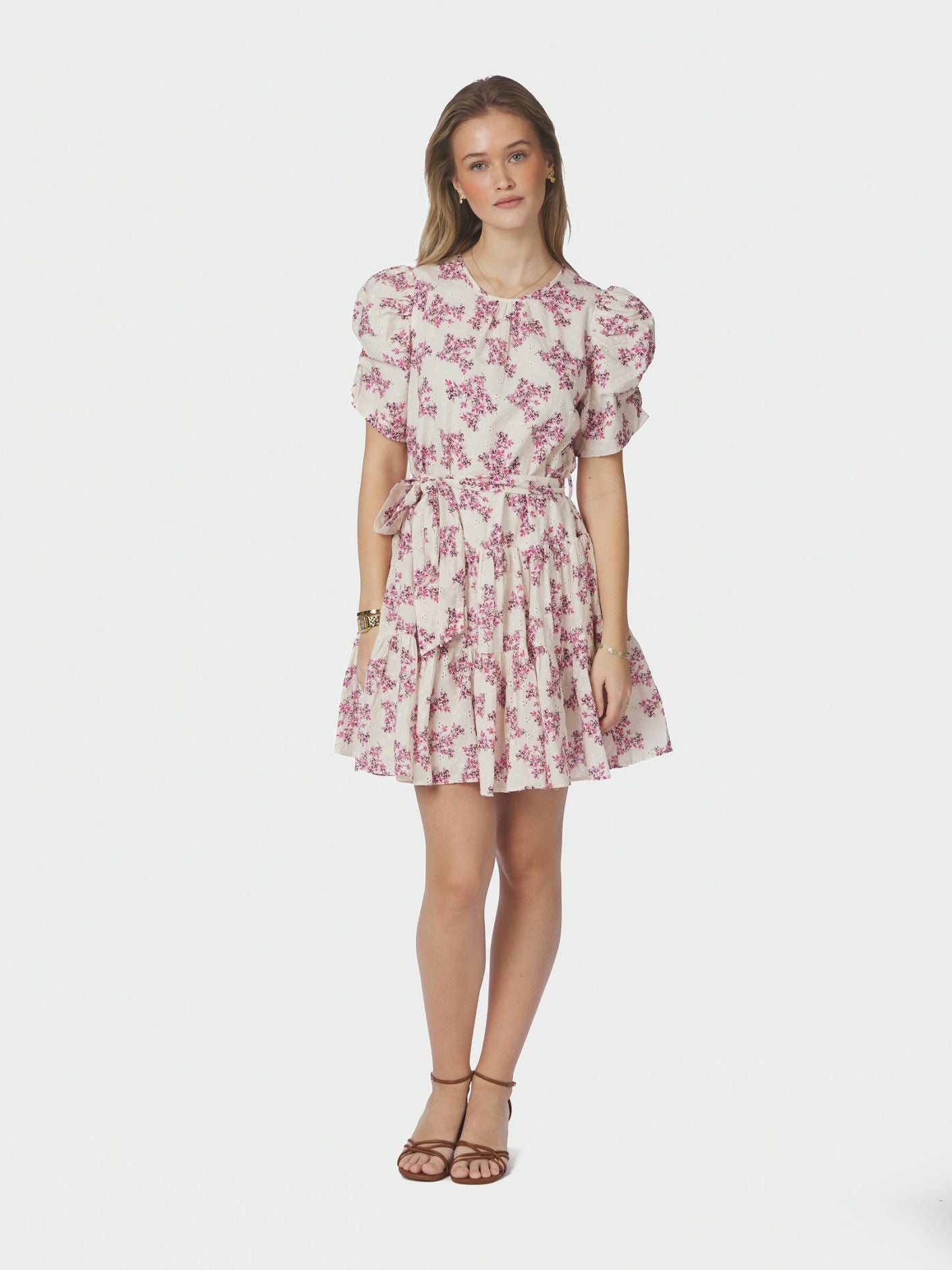 Annitas Starling Flower Dress Fuchsia - Fuchsia