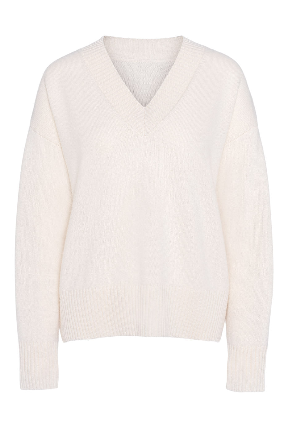 Callie Cashmere Sweater Cream - Cream