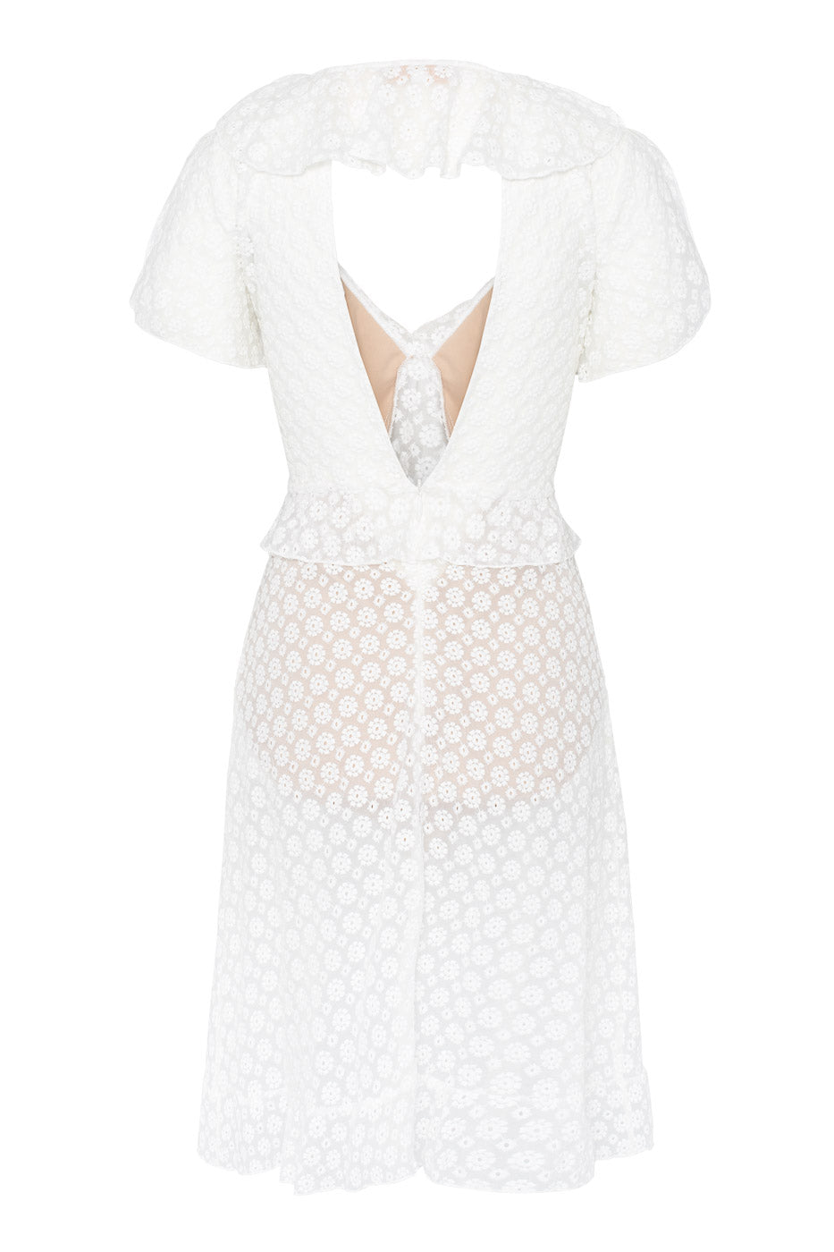 Jasmine Mini Dress White - White