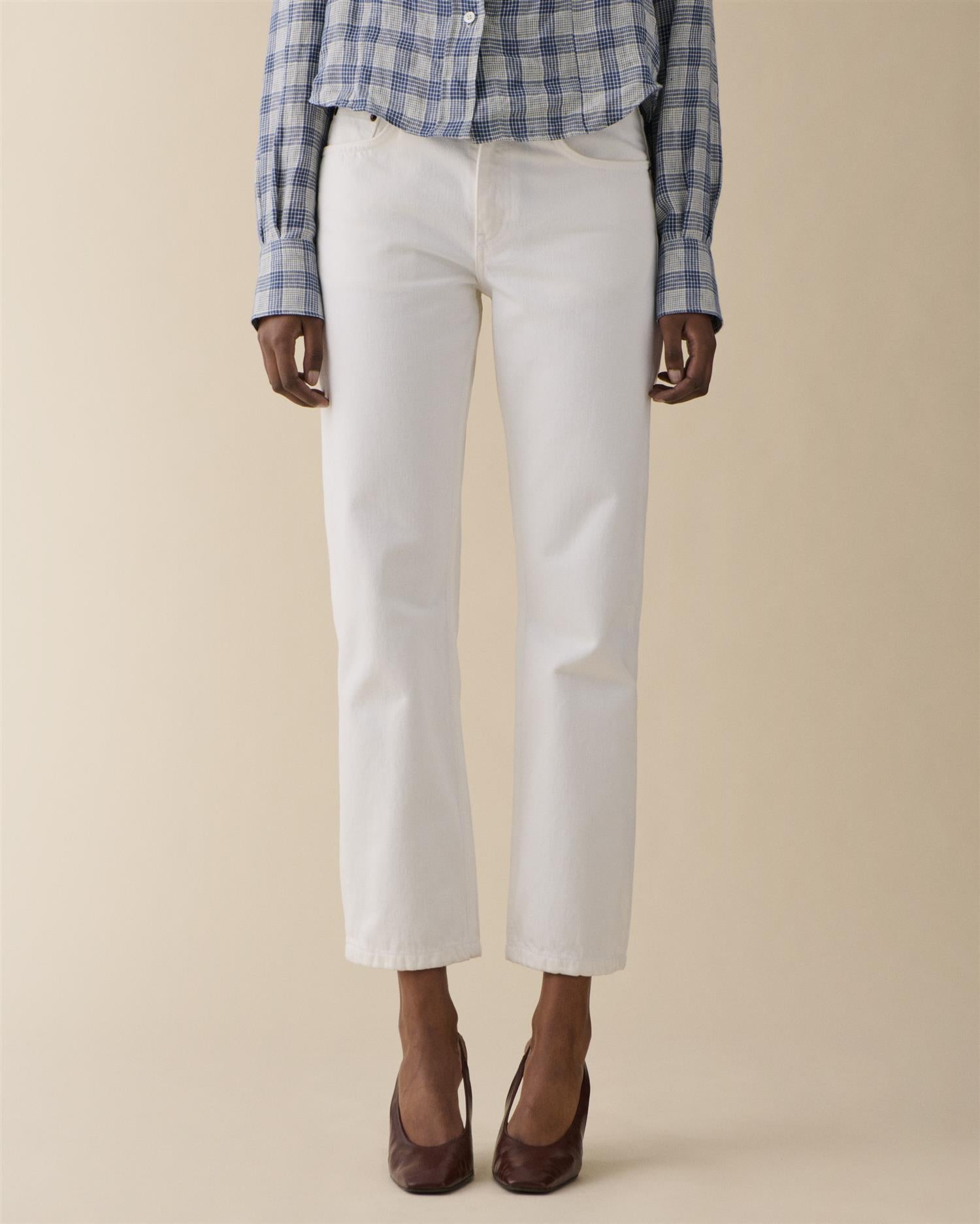Sisli Cropped Natural White - Off-White