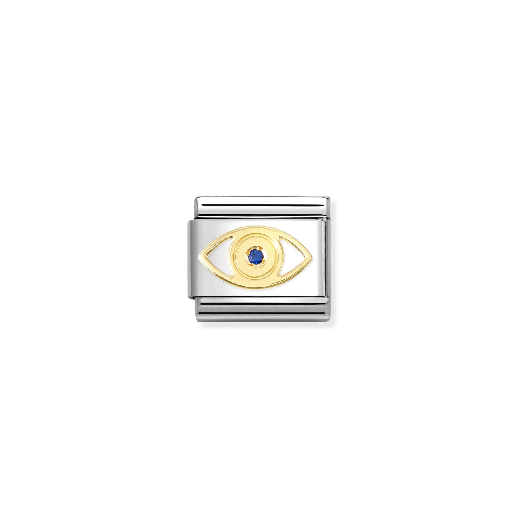 Greek Eye Gold Link - Gold