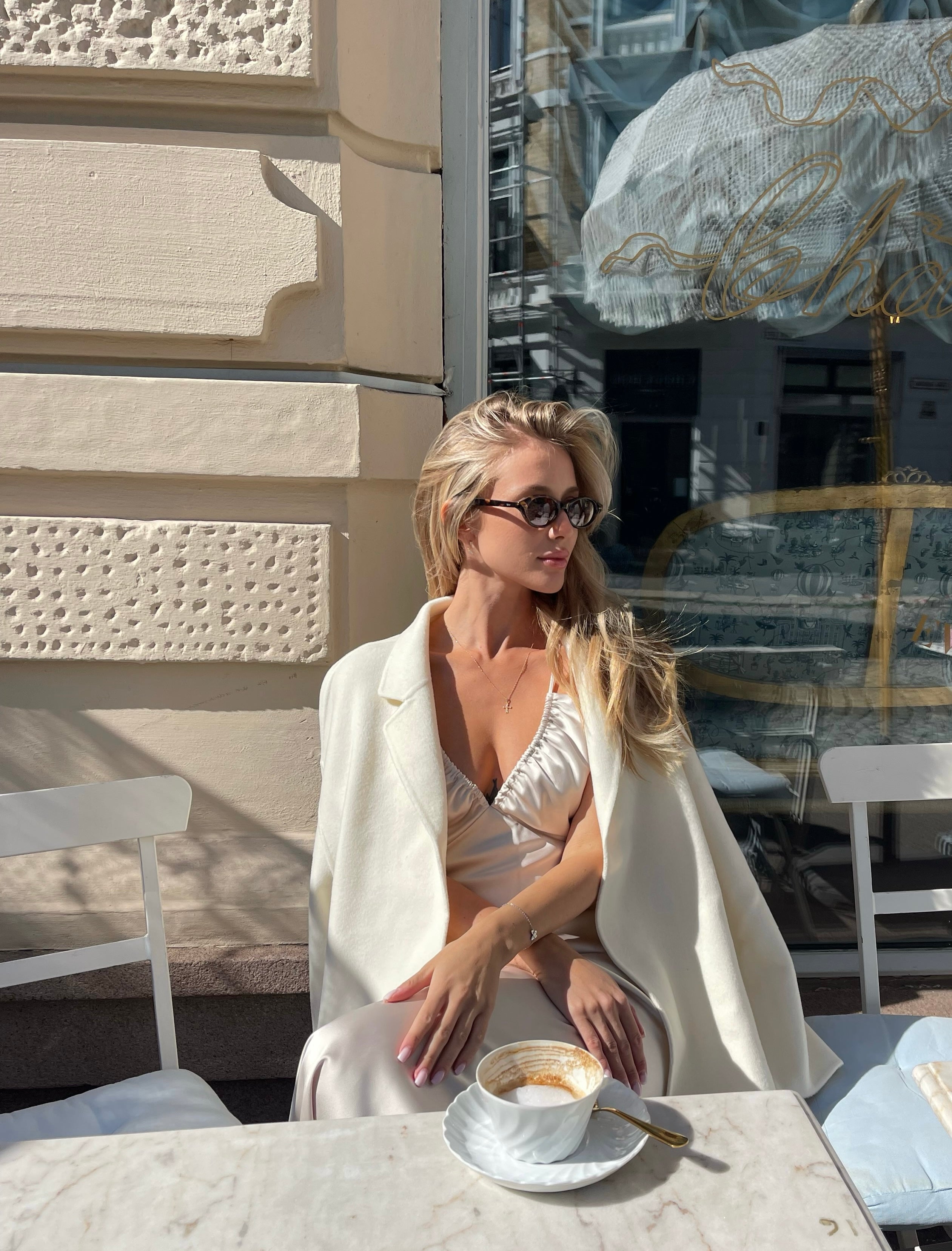 Alexis Maxi Dress Champagne - Cream