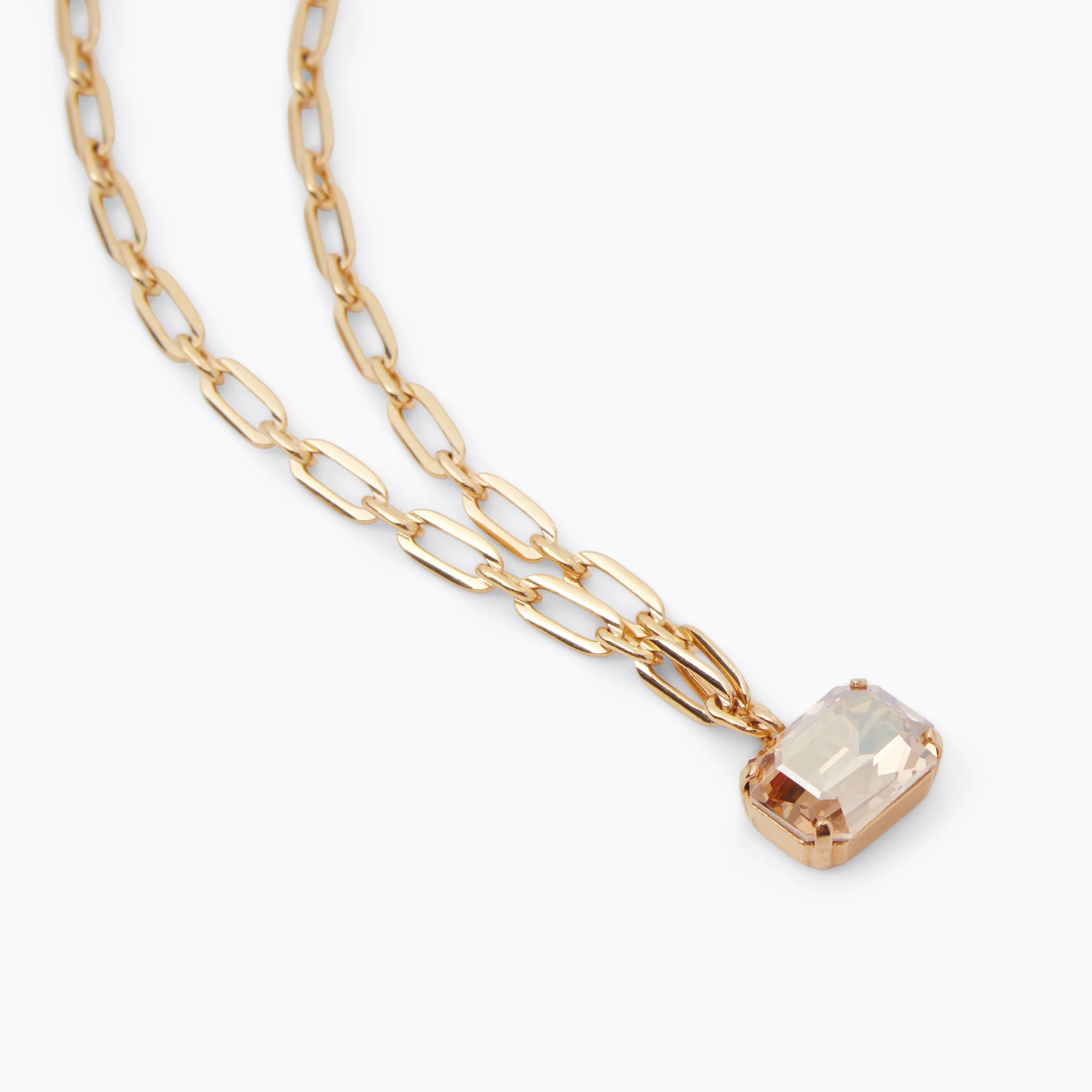 Mini Lydia Necklace Gold Golden Shadow - Gold